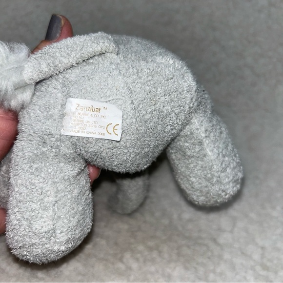 Luv Pets sad elephant 6" plush Zanzibar Russ Berries perfect for small hands - Picture 7 of 9